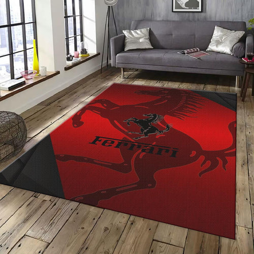 Ferrari F1 Rug, Ferrari Rug: Custom Car Decor