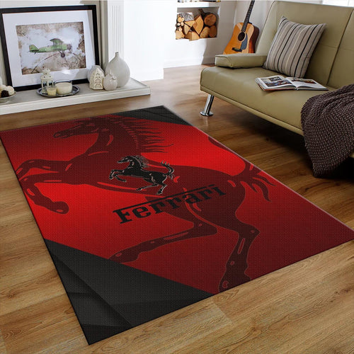 Ferrari F1 Rug, Ferrari Rug: Custom Car Decor