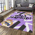 Real Madrid Rug Real Madrid Football Rug: Velvety Soft Garage