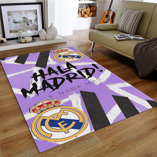 Real Madrid Rug Real Madrid Football Rug: Velvety Soft Garage