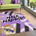Real Madrid Rug Real Madrid Football Rug: Velvety Soft Garage