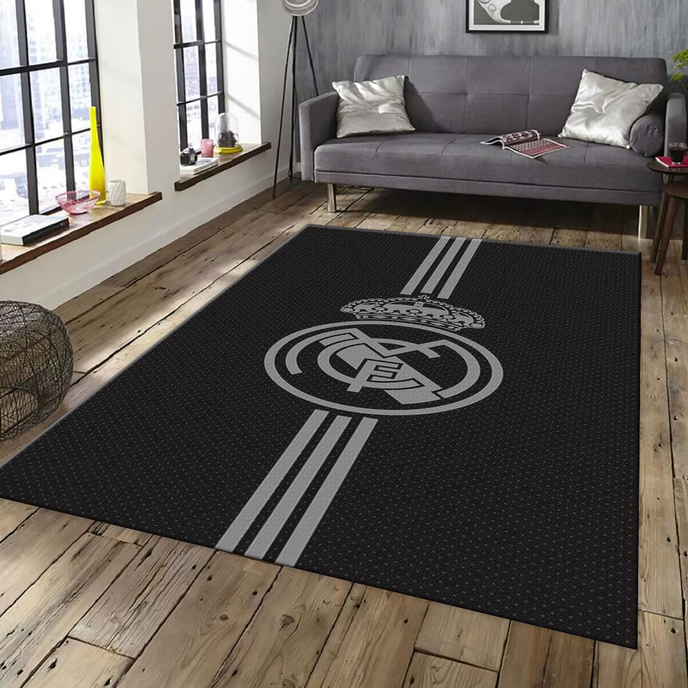 Real Madrid Rug Real Madrid Football Team Rug: Non-Slip Velvety