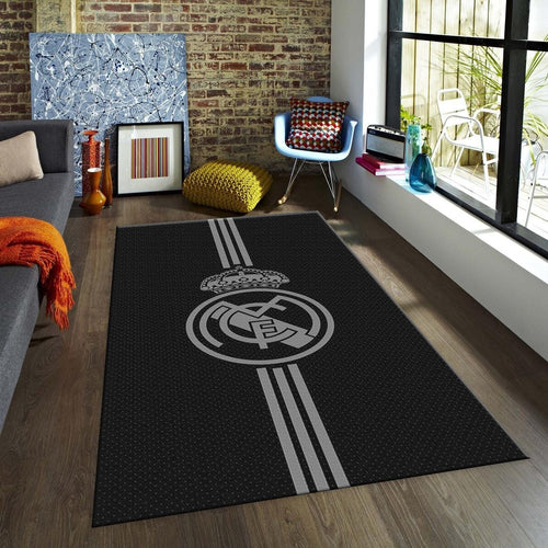 Real Madrid Rug Real Madrid Football Team Rug: Non-Slip Velvety