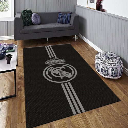 Real Madrid Rug Real Madrid Football Team Rug: Non-Slip Velvety