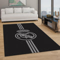 Real Madrid Rug Real Madrid Football Team Rug: Non-Slip Velvety