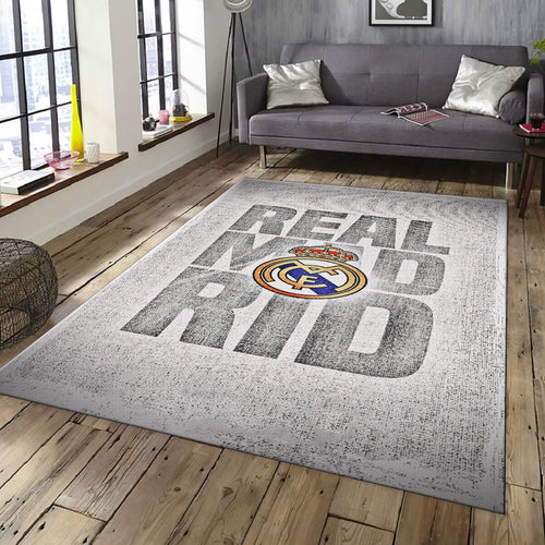 Real Madrid Rug Real Madrid Rug: Football Team Velvet Floor