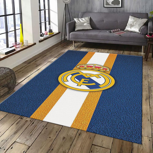 Real Madrid Rug Real Madrid Football Rug: Vintage Style Team