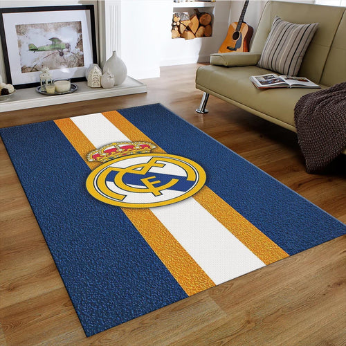 Real Madrid Rug Real Madrid Football Rug: Vintage Style Team