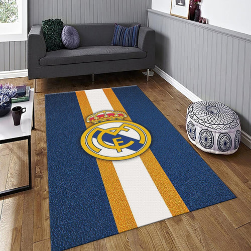 Real Madrid Rug Real Madrid Football Rug: Vintage Style Team
