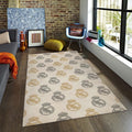 Real Madrid Rug Real Madrid Rug: Vintage Football Team Mini Logos