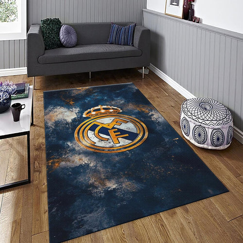 Real Madrid Rug, Real Madrid Football Rug: Vintage Style
