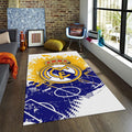 Real Madrid Rug, Real Madrid Football Rug: Vintage Style