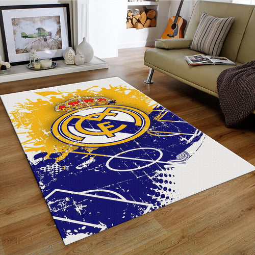 Real Madrid Rug, Real Madrid Football Rug: Vintage Style