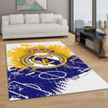 Real Madrid Rug, Real Madrid Football Rug: Vintage Style
