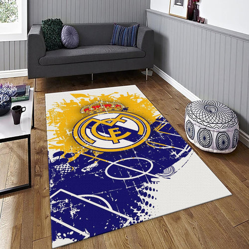 Real Madrid Rug, Real Madrid Football Rug: Vintage Style