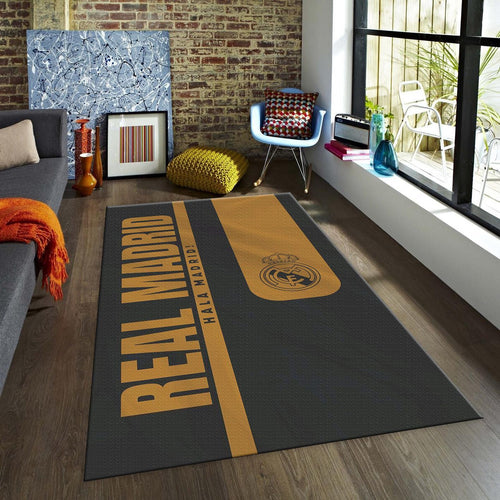 Real Madrid Rug Real Madrid Rug Football Carpet for Garage & Kids