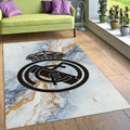 Real Madrid Rug Real Madrid Rug: Vintage Marble Football Team