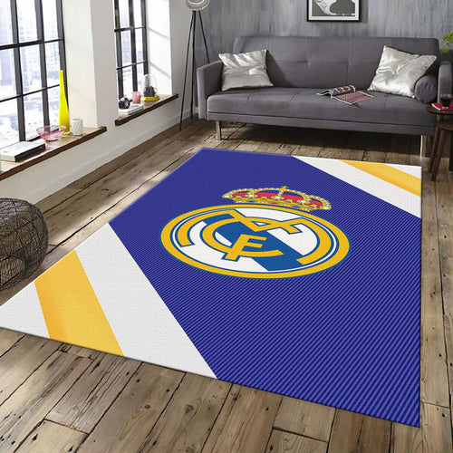 Real Madrid Rug Real Madrid Football Rug: Vintage Style Team