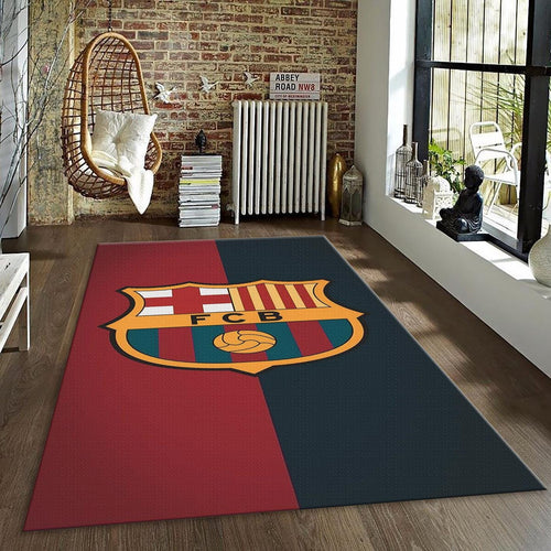 FC Barcelona Rug FC Barca Rug Barça Carpet for Fans & Kids Room