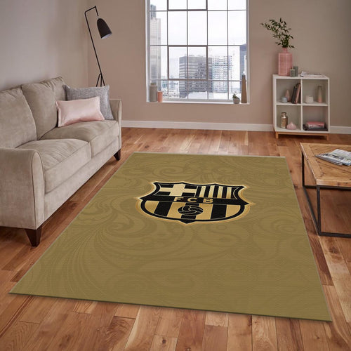 FC Barcelona Rug Vintage Barça Carpet for Fans & Kids Room