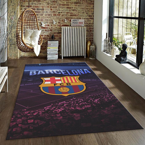 FC Barcelona Rug FC Barca Rug Barça Carpet for Fans & Kids Room