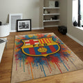 FC Barcelona Rug FC Barca Rug Barça Carpet for Fans & Kids Room