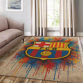 FC Barcelona Rug FC Barca Rug Barça Carpet for Fans & Kids Room