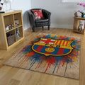 FC Barcelona Rug FC Barca Rug Barça Carpet for Fans & Kids Room