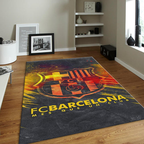 FC Barcelona Rug FC Barca Rug Barça Carpet for Fans & Kids Room