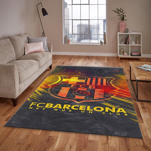 FC Barcelona Rug FC Barca Rug Barça Carpet for Fans & Kids Room