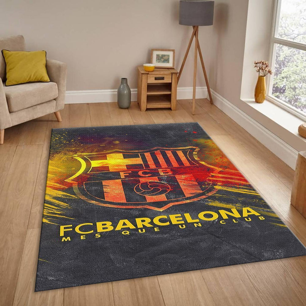 FC Barcelona Rug FC Barca Rug Barça Carpet for Fans & Kids Room