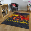 FC Barcelona Rug FC Barca Rug Barça Carpet for Fans & Kids Room