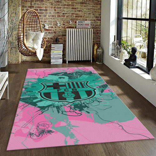 FC Barcelona Rug FC Barca Rug Barça Carpet for Fans & Kids Room
