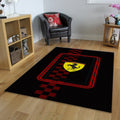 Ferrari F1 Rug, Finish Line Pattern