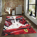 Ferrari F1 Rug Car Person Gift Formula 1 Racing Carpet for Garage