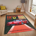 Ferrari F1 Rug F40 Icon Poster Formula 1 Racing Carpet for Garage