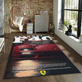 Ferrari F1 Rug Car Person Gift Formula 1 Racing Carpet for Garage