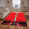 Ferrari F1 Rug Italy Flag Color Formula 1 Racing Carpet for