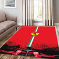 Ferrari F1 Rug Italy Flag Color Formula 1 Racing Carpet for
