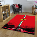 Ferrari F1 Rug Italy Flag Color Formula 1 Racing Carpet for
