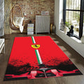 Ferrari F1 Rug Italy Flag Color Formula 1 Racing Carpet for