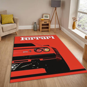 Ferrari F1 Rug Car Person Gift Formula 1 Racing Carpet for Garage