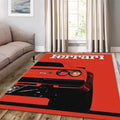 Ferrari F1 Rug Car Person Gift Formula 1 Racing Carpet for Garage