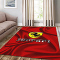Ferrari F1 Rug Flag Waving Formula 1 Racing Carpet for Garage &