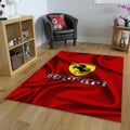 Ferrari F1 Rug Flag Waving Formula 1 Racing Carpet for Garage &