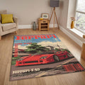 Ferrari F1 Rug F40 Vintage Cover Formula 1 Racing Carpet for