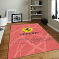 Ferrari F1 Rug F1 Car Tech Draw Formula 1 Racing Carpet for