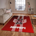Ferrari F1 Rug F1 Car Start Line Formula 1 Racing Carpet for