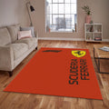Ferrari F1 Rug Scuderia Ferrari Formula 1 Racing Carpet for