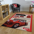 Ferrari F1 Rug Car Person Gift Formula 1 Racing Carpet for Garage
